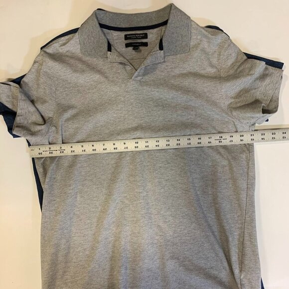 Banana Republic Men's Luxury Touch Standard Fit Jacquard Polo (Lot of 2) Size L - Picture 14 of 16